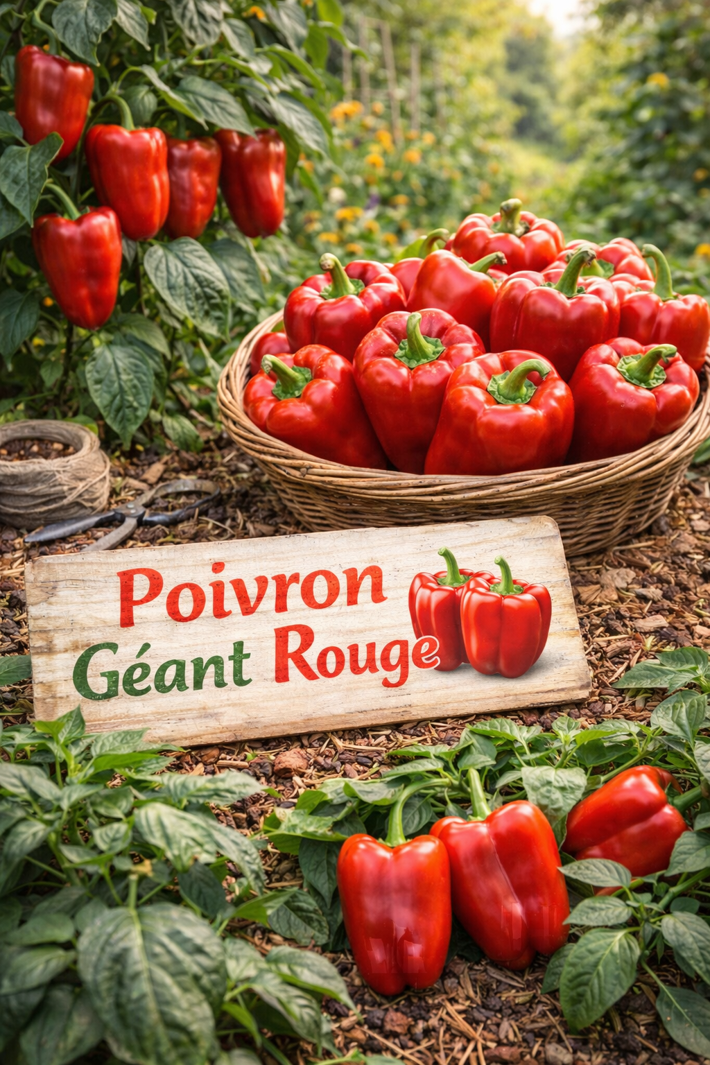 Graines de Gros Poivron giant red